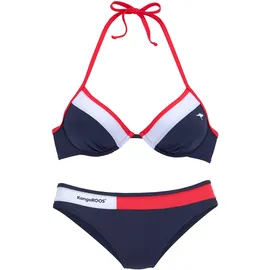 KangaROOS Bügel-Bikini Damen Blau 44 Cup D