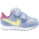 NIKE Kinder Freizeitschuhe MD VALIANT (TDV), COBALT BLISS/CITRON TINT-FOOTB, 21