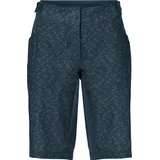 Vaude Damen Ledro Print Radhose kurz (Größe M, blau)