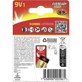 Eveready E304396500 9V 1 St.