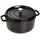 Staub Cocotte 26 cm rund schwarz