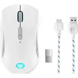 Lenovo Legion M600 Wireless Gaming Mouse, weiß/grau, USB/Bluetooth (GY51C96033)