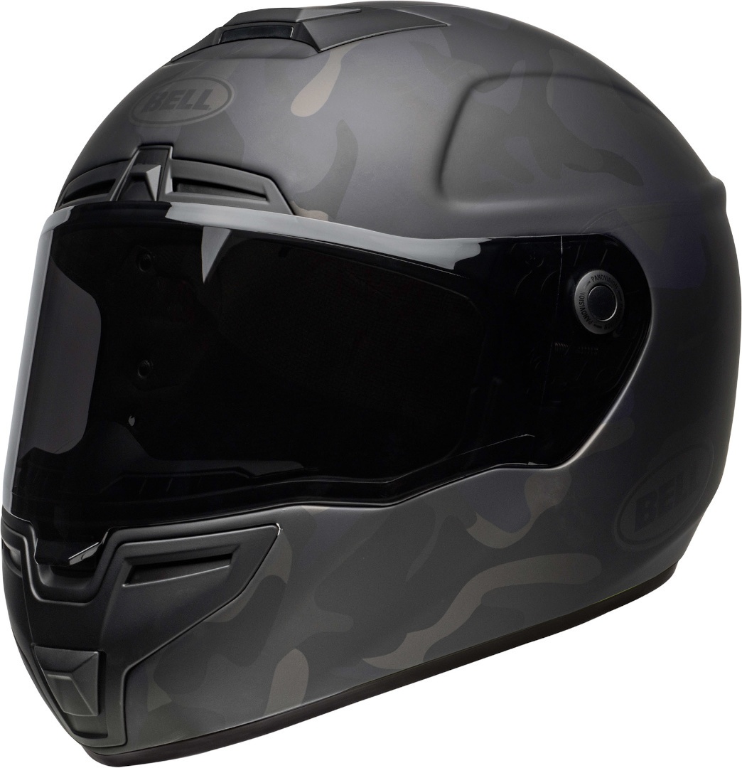 Bell SRT Camo Helm, zwart, XS Voorman