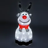 Mojawo Acryl Elch 45 LEDs Kaltweiß-mlk093