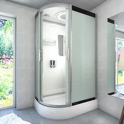 Dampfdusche Sauna Dusche Duschkabine D60-70M2L 120x80 cm ohne 2K Scheiben Versiegelung