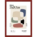 accent by nielsen Bilderrahmen Zoom 21x29,7 cm (A4), Rot, - Rot