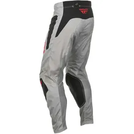 FLY RACING Kinetic Sym - Grau/Rot/Schwarz / 28