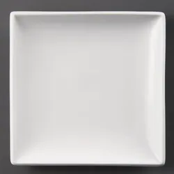 Olympia Whiteware quadratische Teller 18cm