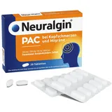 NEURALGIN PAC bei Kopfschmerzen und Migräne Tabl. 20 St