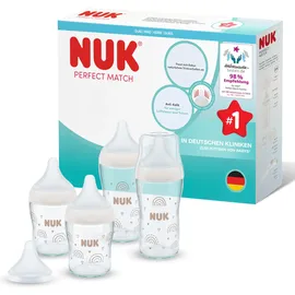 NUK Babyflaschen 120 ml & 230 ml Regenbogen 4 Stück