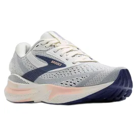 Brooks Adrenaline GTS 24 Damen Wide Grey/Blue Ribbon/Peach 38