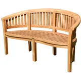 ALEOS. Bananenbank 161 x 63 x 85 cm Braun