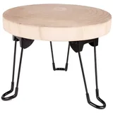 Mojawo Blumenhocker Ständer Holz Ø30 cm