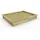 Wickey Holzsandkasten King Kong 195 x 300 cm mit Sitzrand beige/braun