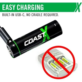 Coast AAA USB-C Ladeanschl.