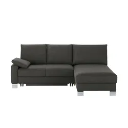 Ecksofa  Fürth , schwarz , Maße (cm): B: 218 H: 90 T: 180