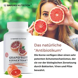 BAFOXX Nutrition Grapefruitkernextrakt Kapseln 120 St.