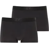 Jockey Unterhose "Microfiber Air", 2er-Pack, für Herren, schwarz, M