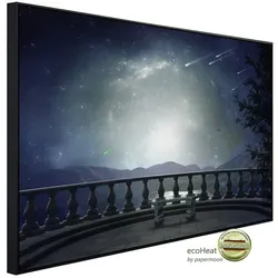 papermoon Infrarotheizung »EcoHeat - Fantastischer Balkon«, Matt-Effekt - bunt