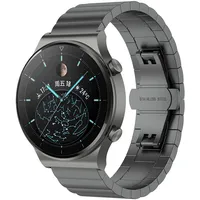 XINBOOBA 22mm Metal rostfreier Stahl Sport Uhrband Ersatz Armband für Huawei Watch GT3 46mm,GT Runner smartwatch