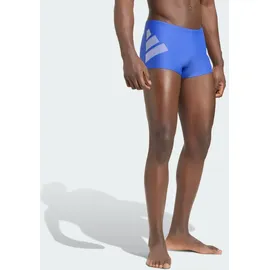 adidas Badehose BIG BARS BOXER-BADEHOSE Semi Lucid Blue/White L/XL