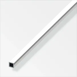 Alfer Vierkantrohr 1 m, 20 x 20 x 1 mm Alu eloxiert poliert Chrom Optik
