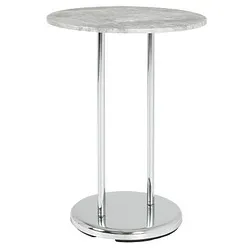 HAKU Möbel Beistelltisch Metall Betonoptik 40,0 x 40,0 x 55,0 cm