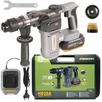 procraft industrial HD20A Akku-Bohrhammer inkl. 1 x 4,0 Ah + Koffer