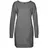 bench. loungewear Sweatkleid Grau/Schwarz 36/38