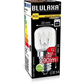 Blulaxa 49119 Backofenlampe 15W E14