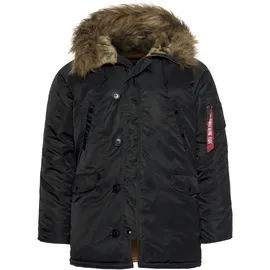Alpha Industries N-3b Vf59 Mantel Black XL