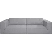 Tom Tailor HOME Big-Sofa »BIG CUBE STYLE«, mit bequemen Stegkissen, extra große Sitztiefe, Breite 270 cm grau