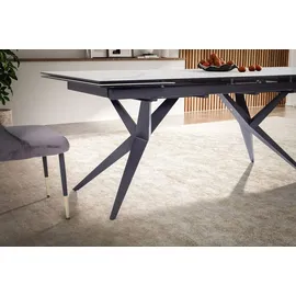 FineBuy Esstisch 180 x 76 x 95 cm weiß