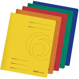 Herlitz Schnellhefter Karton farbsortiert DIN A4