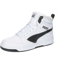 Puma Rebound V6 Mid Unisex Weiß/Schwarz 36