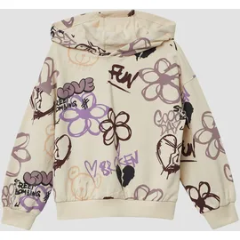 s.Oliver Hoodie mit All-over-Print im Graffiti-Stil - 92/98