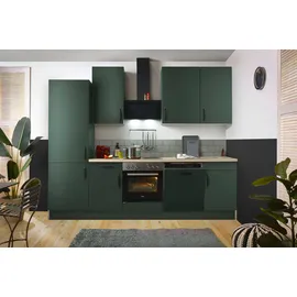 WIHO KÜCHEN Küchenzeile Simi 280 cm grün