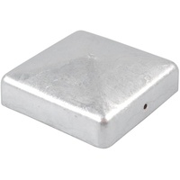 Baumarktplus Pfostenkappe verzinkt 71 mm Pyramide Abdeckkappe für Pfosten 7 x 7 cm