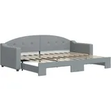 vidaXL Tagesbett 80 x 200 cm Hellgrau