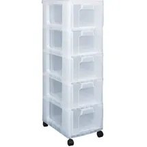 Really Useful Box Aufbewahrungsbox DT3526 5 x 12 l transparent