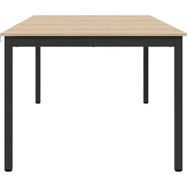 vidaXL Esstisch 80 x 80 x 75 cm grau