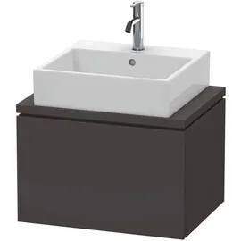 Duravit L-Cube 62x47,7cm, graph matt, f Kons, 1 Auszug