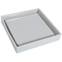 Rayher Silikon Gießform Untersetzer Quadrat 10,5 cm x 10,5 cm Füllmenge 100ml grau