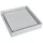 Rayher Silikon Gießform Untersetzer Quadrat 10,5 cm x 10,5 cm Füllmenge 100ml grau