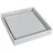 Rayher Silikon Gießform Untersetzer Quadrat 10,5 cm x 10,5 cm Füllmenge 100ml grau
