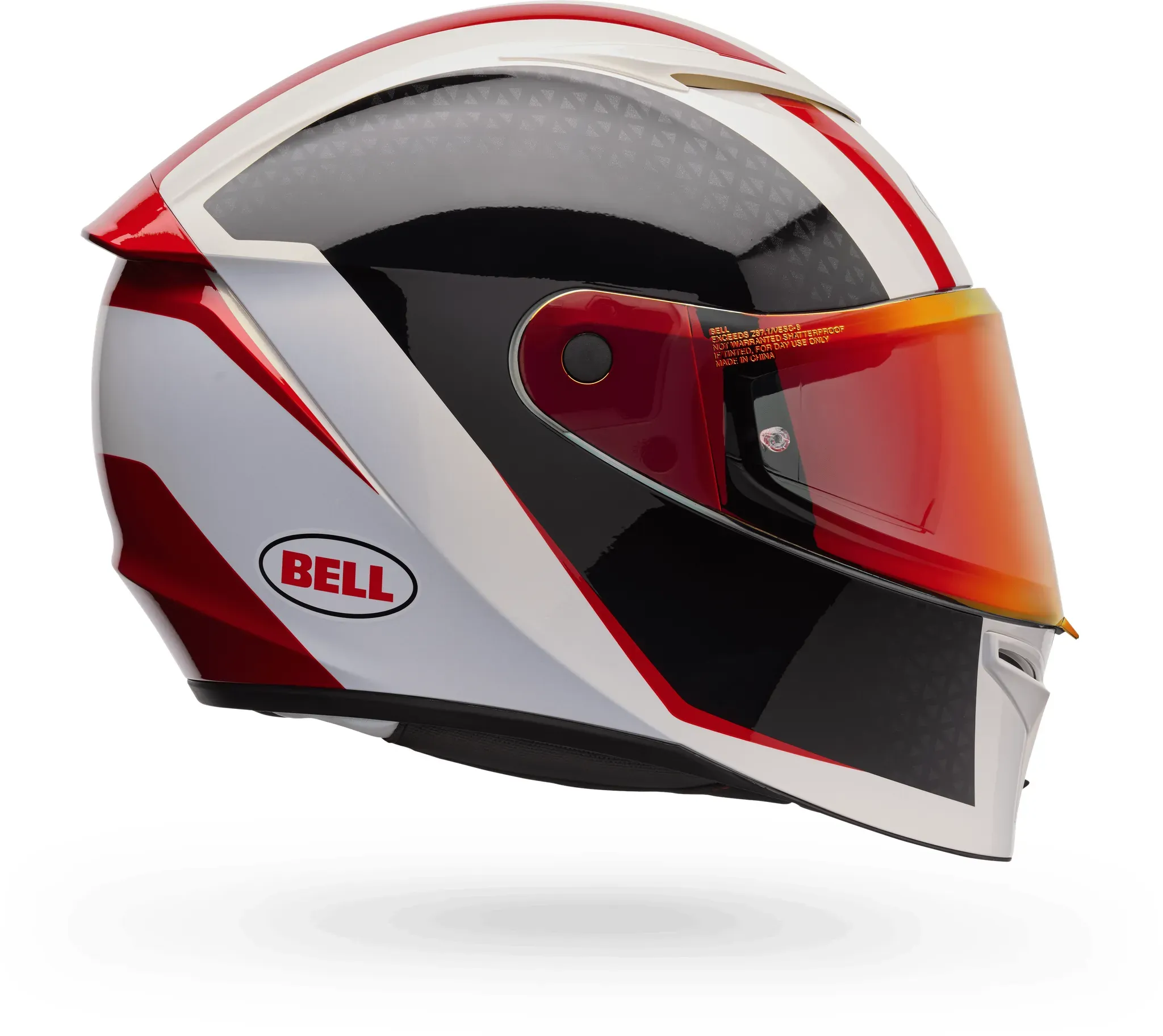 Bell Lithium Mips Plus Blip Weiss/Schwarz Integralhelm - XS
