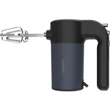 TERRAILLON New Moon Elektrischer Handmixer, Edelstahl-Schneebesen, Turbo-Funktion, 5 Geschwindigkeitsstufen, 400 W, Auswurfknopf, Gehäuse aus lackiertem Edelstahl, blau