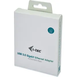 iTEC i-tec USB 3.0 Netzwerk Adapter 0,28m Typ-A zu Gigabit Ethernet St./Bu. grau
