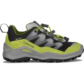 Lowa Maddox Pro GTX LO Kinder Schwarz/Limone 28
