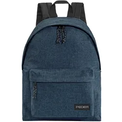 PEDEA Freizeit Rucksack "Style" Unisex Rucksack mit 24 L und Notebookfach bis 13,3 Zoll 33,8cm, blau